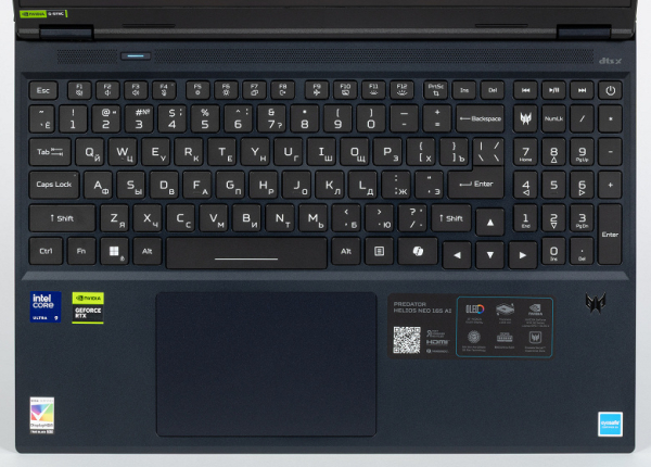 Обзор игрового ноутбука Acer Predator Helios Neo 16S AI