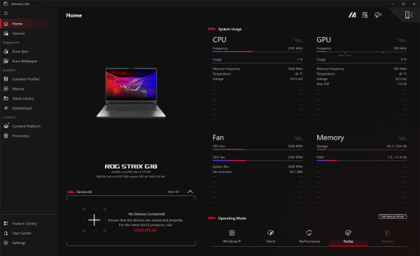 Обзор игрового ноутбука Asus ROG Strix G18 (2025) G815LW