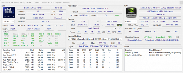 Обзор игрового ноутбука Gigabyte Aorus Master 16 AM6H
