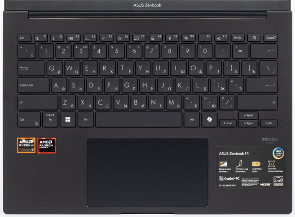 Обзор ультрабука Asus Zenbook 14 (UM3406KA) на новом процессоре AMD Ryzen AI 7 350