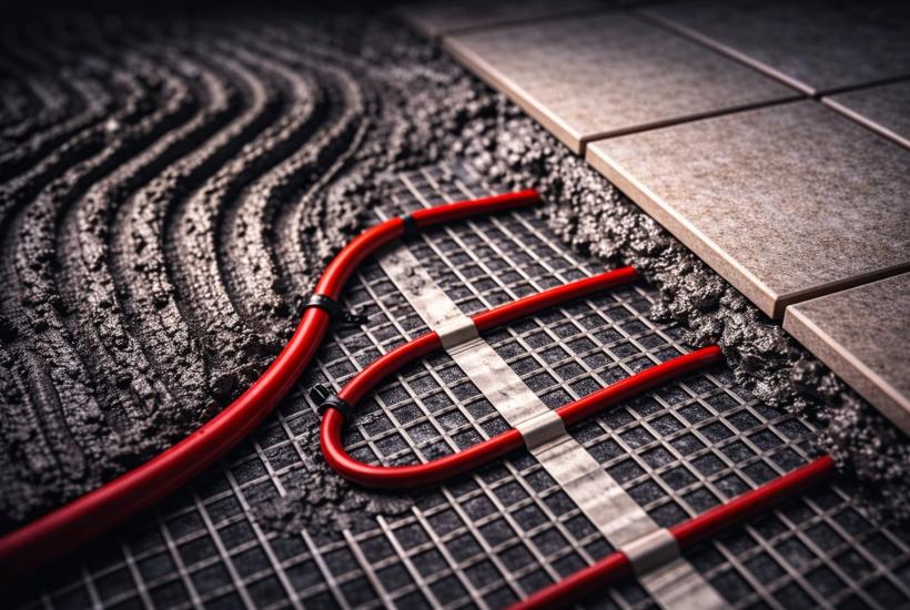 Плитка станет тёплой за считанные минуты: технология укладки, меняющая всю систему отопления